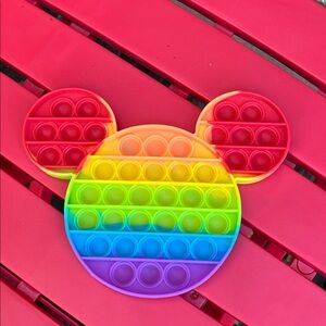Rainbow Mickey Mouse Pop It Fidget Toy